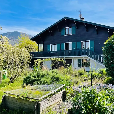 Chalet Entre Lac Et Montagnes Lugrin Exterior foto