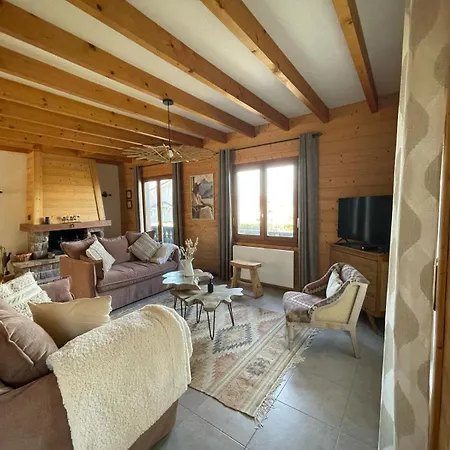 Chalet Entre Lac Et Montagnes Lugrin Exterior foto